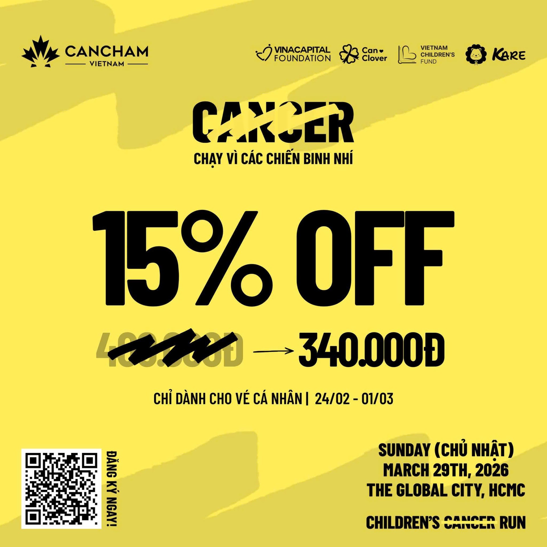 Vì Bệnh Nhi Ung Thư 2026
