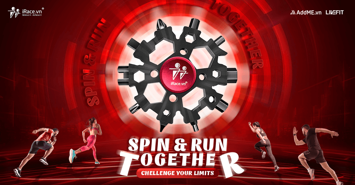 Spin & Run Together - Challenge Your Limits Spin & Run Together - Challenge Your Limits